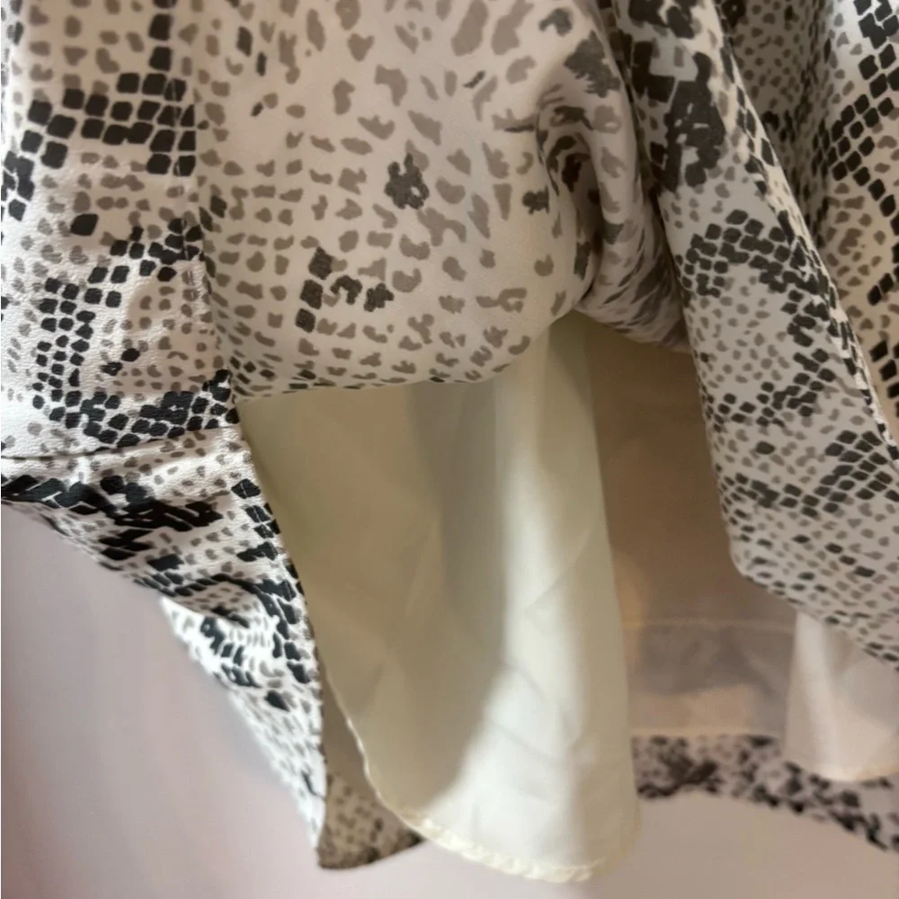 J. Crew Monochrome Patterned spaghetti strap tank